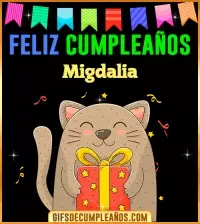 GIF Feliz Cumpleaños Migdalia